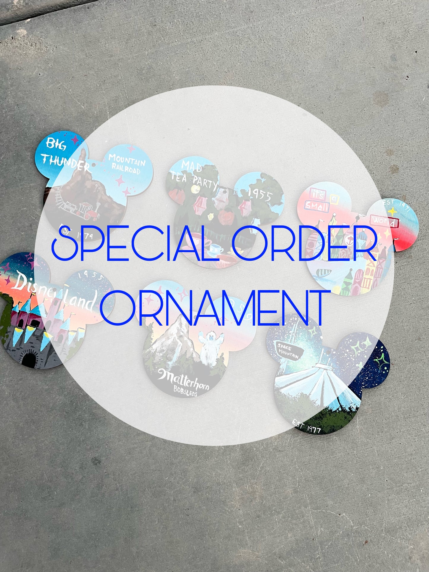Special order ornament