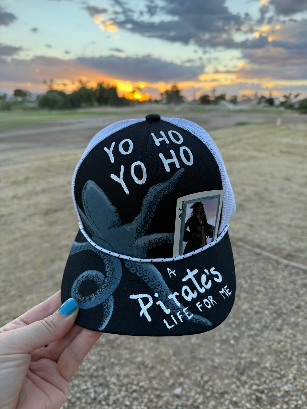 Pirates life ball cap trucker hat custom snapback
