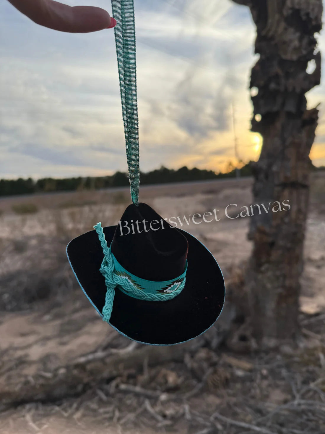 CUSTOM hat rearview mirror charm