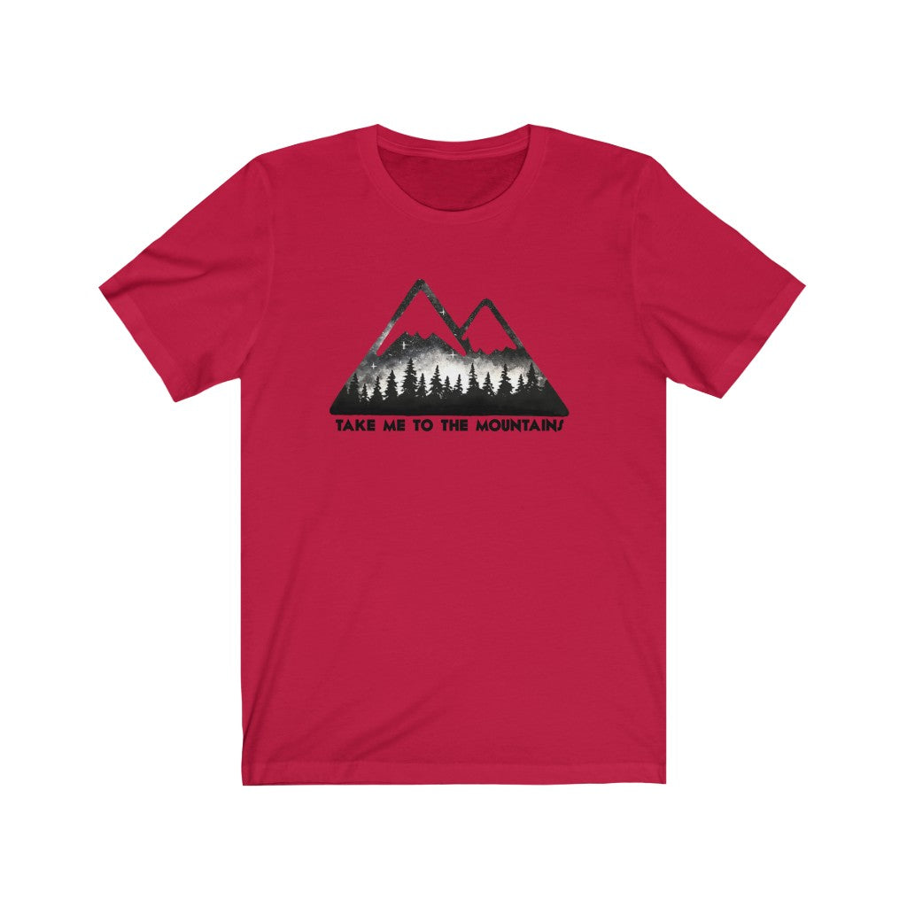 Take me to the mountains Unisex Jersey Short Sleeve Tee shirt