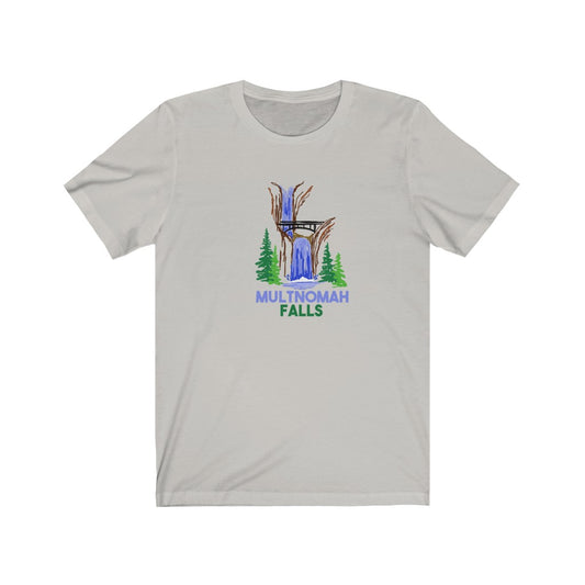 Multnomah falls Unisex Jersey Short Sleeve Tee shirt
