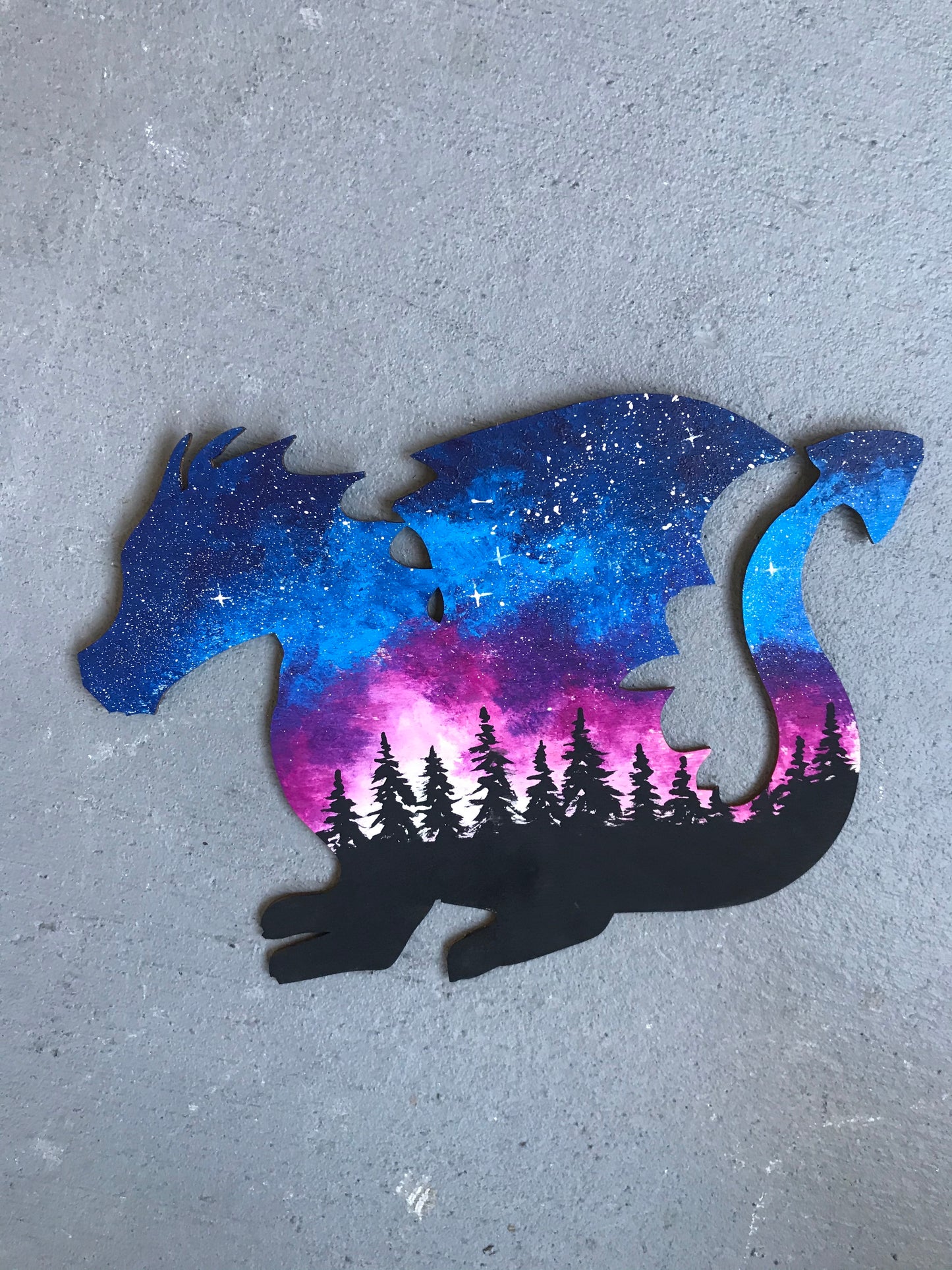 Dragon galaxy painting