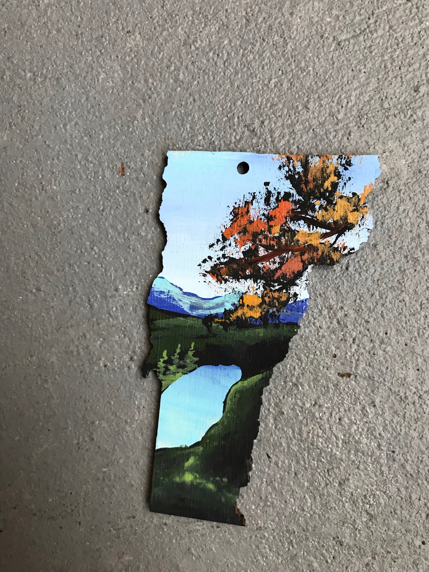 Vermont Christmas ornament