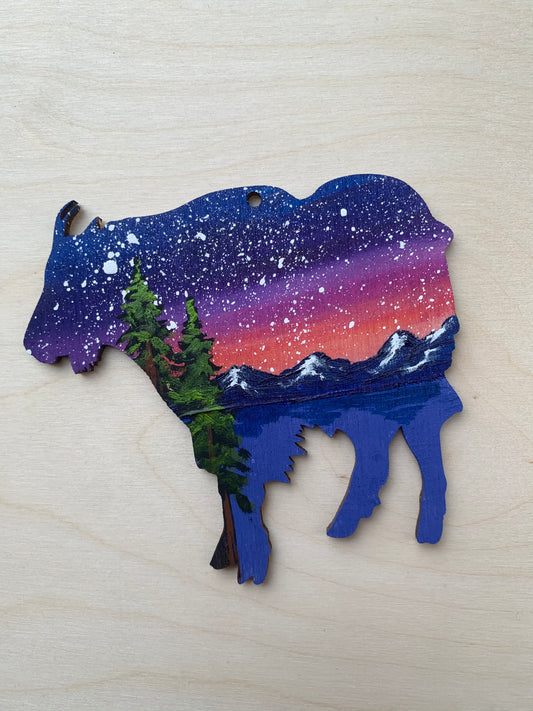 Mountain goat  ornament