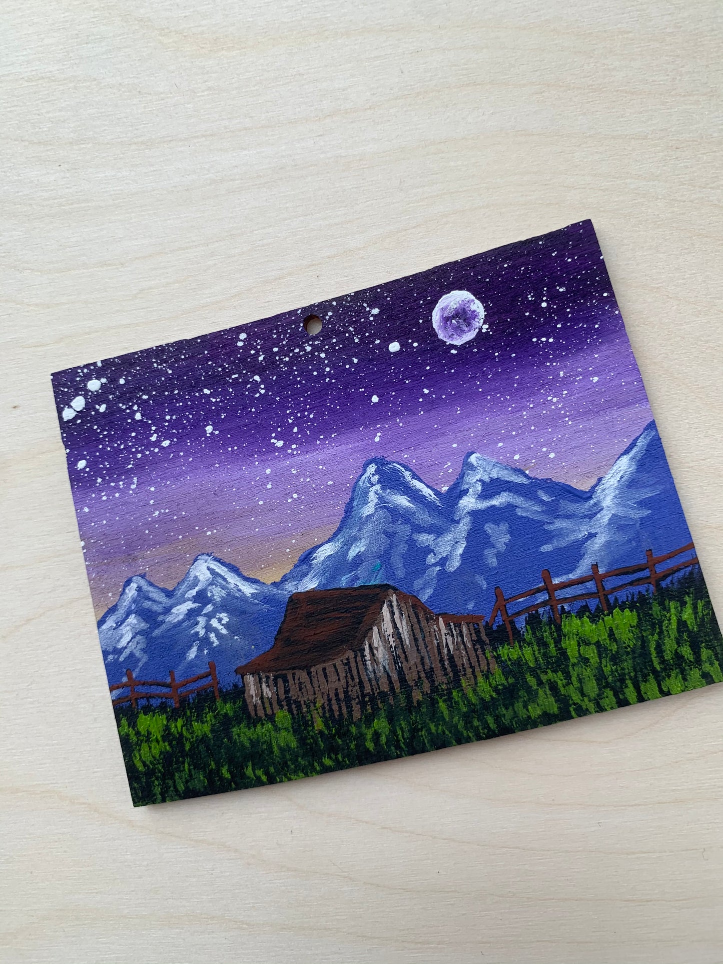 Wyoming grand Tetons ornament