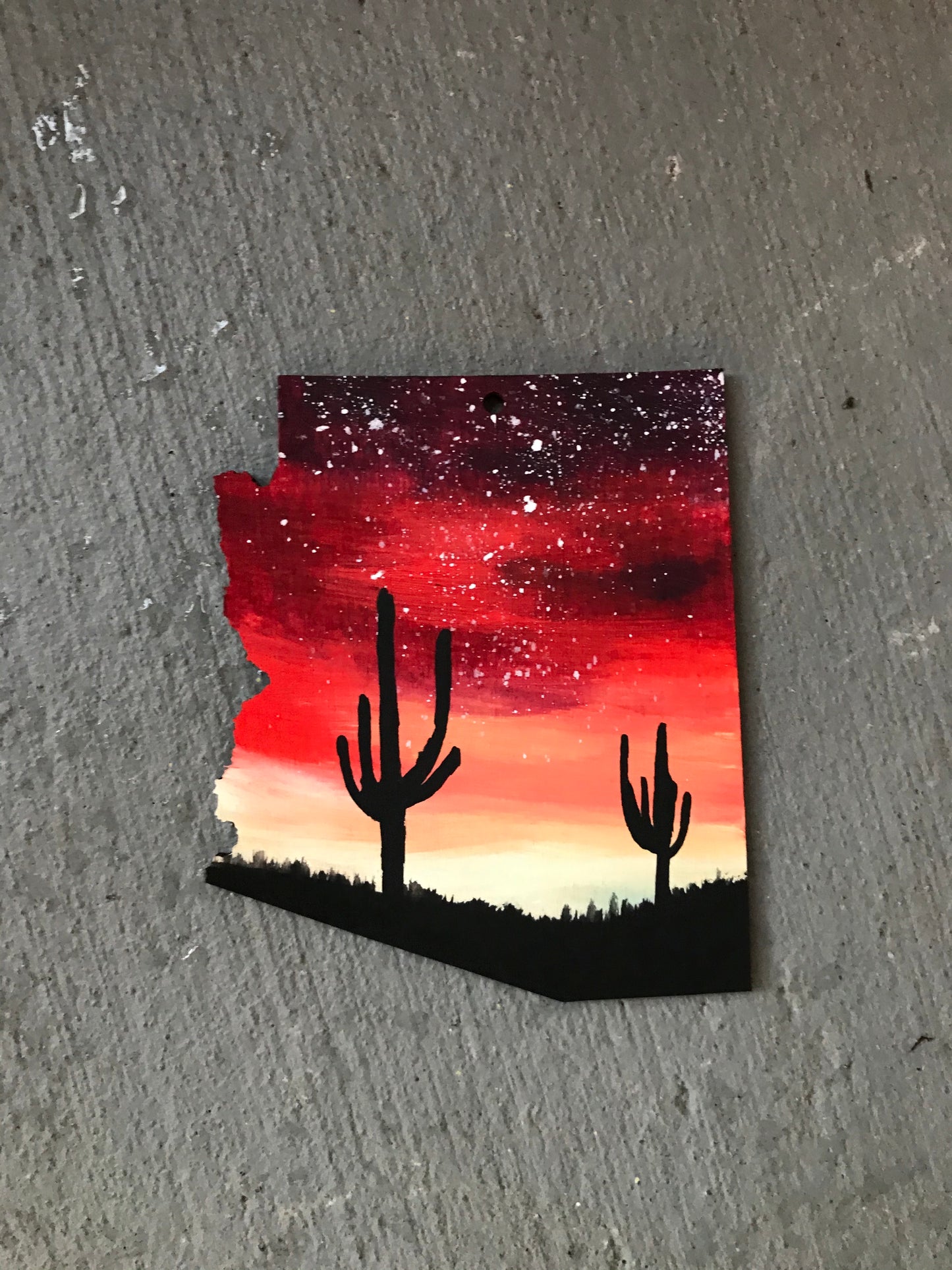 Arizona saguaro cactus ornament