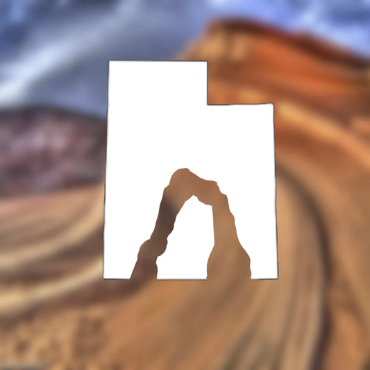 Utah arch vinyl transfer decal