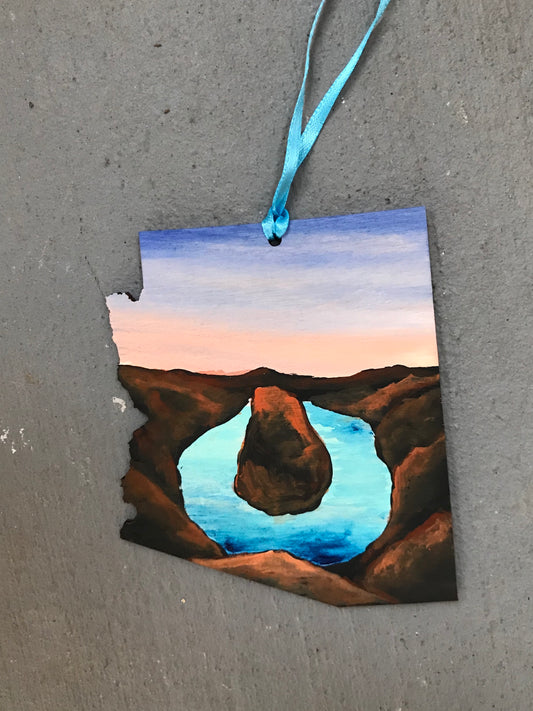 Arizona horseshoe bend ornament