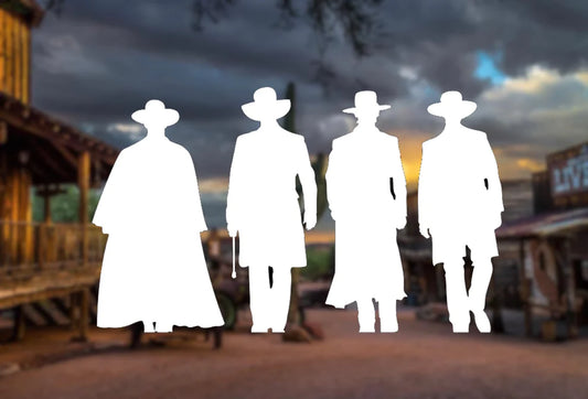Tombstone Wyatt Earp vinyl transfer decal