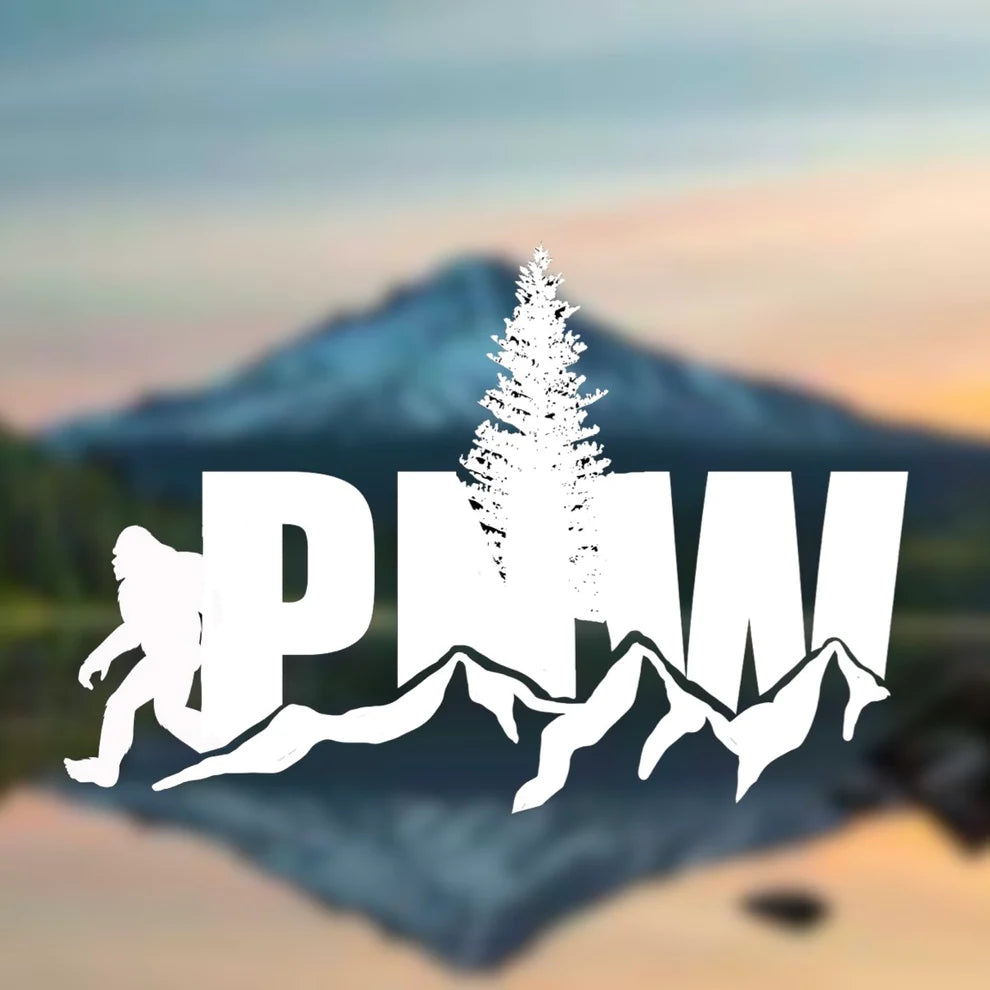 PNW Bigfoottransfer decal