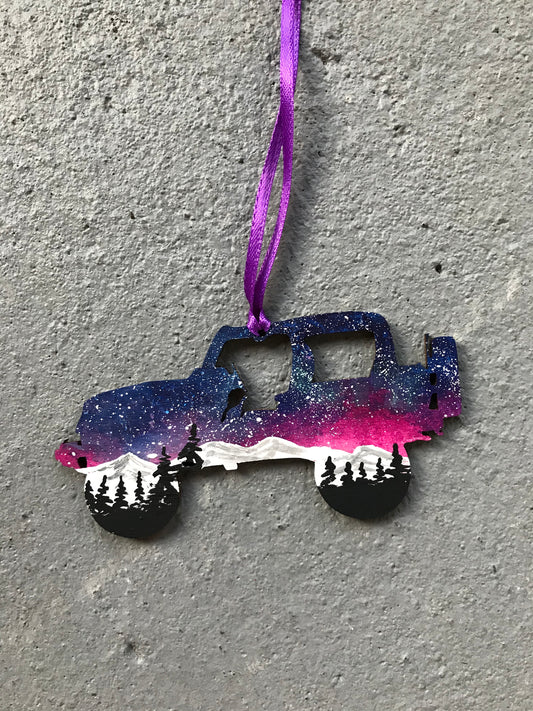 4x4 Christmas ornament