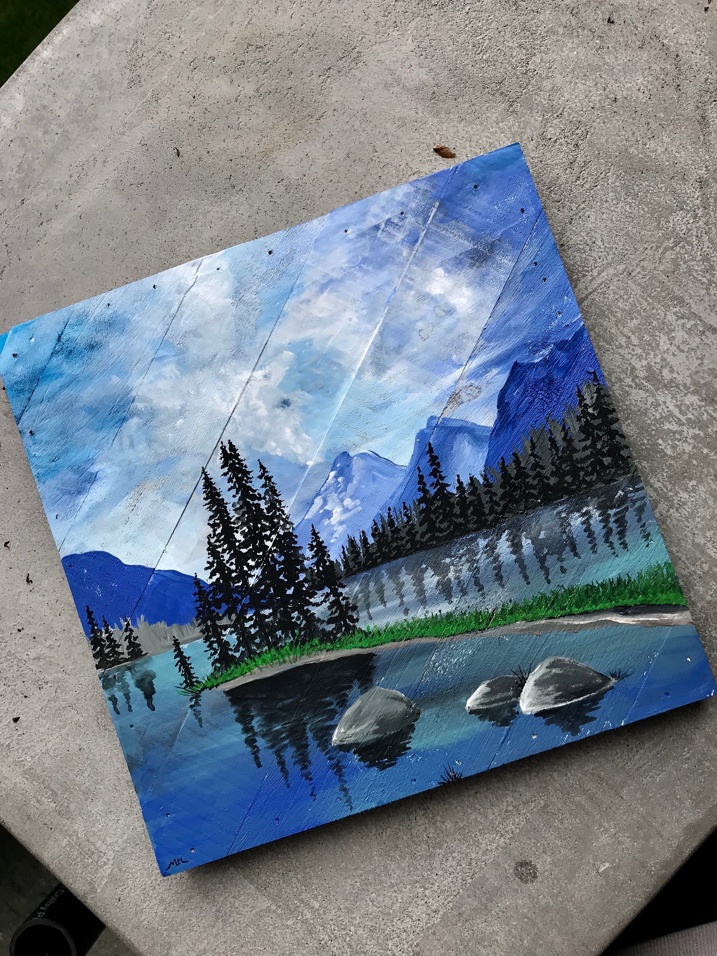 Jasper lake painting
