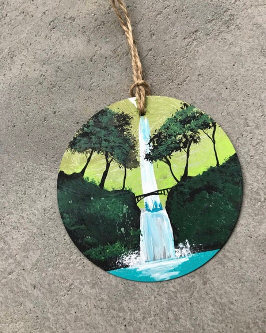 Multnomah Falls Christmas ornament