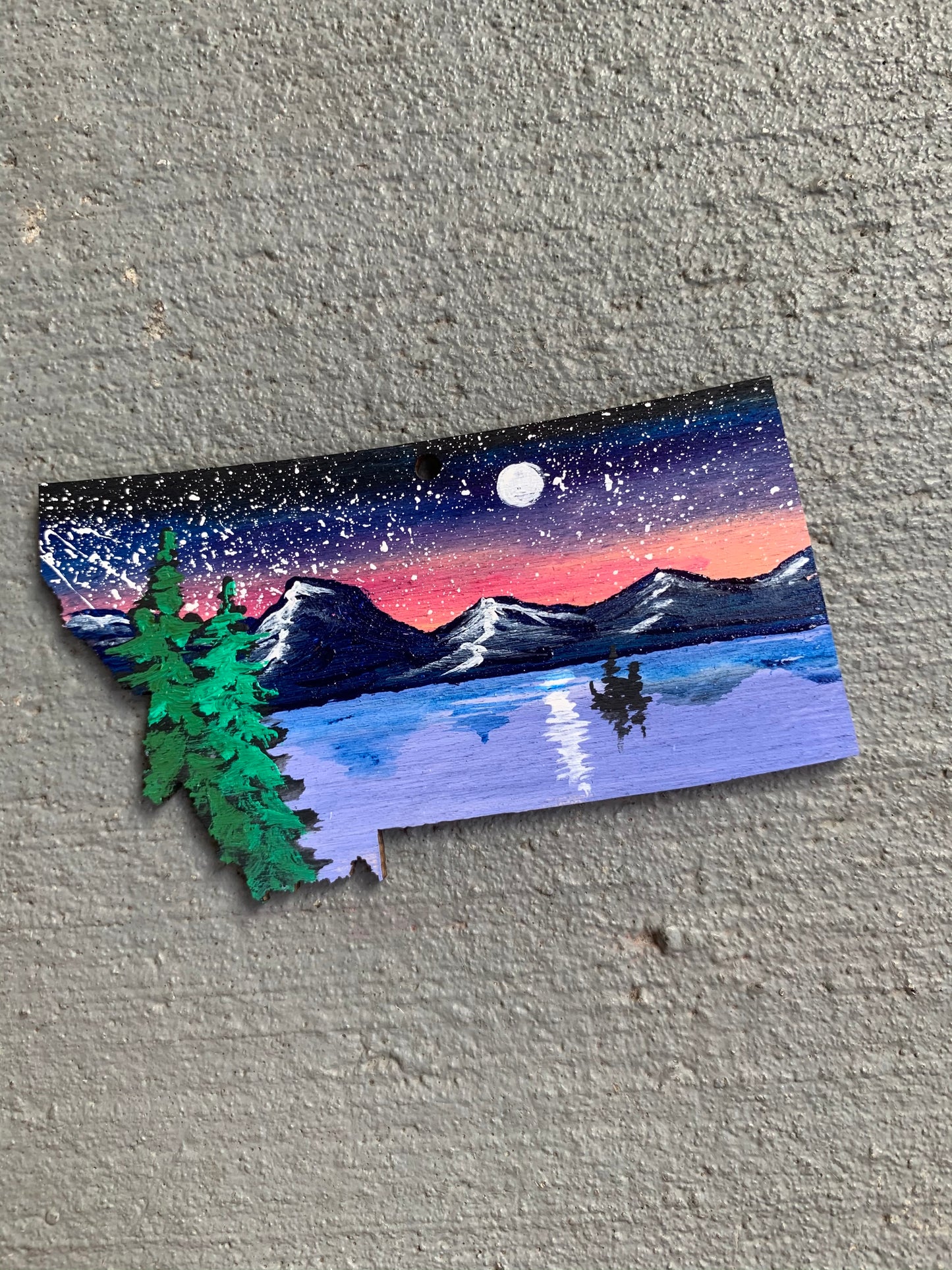 Montana Glacier park ornament