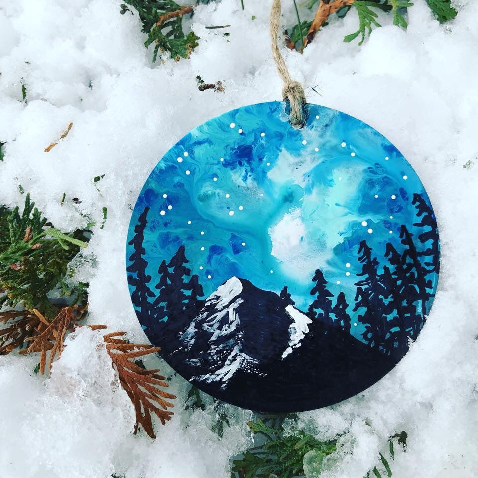 Blue Mountains - discount Original Birch Ornament