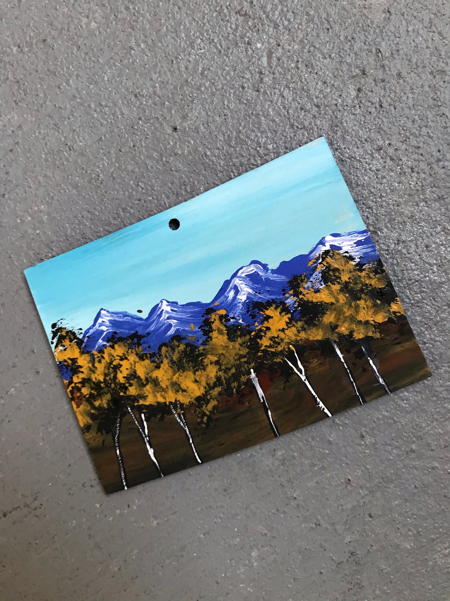 Colorado aspens Christmas ornament