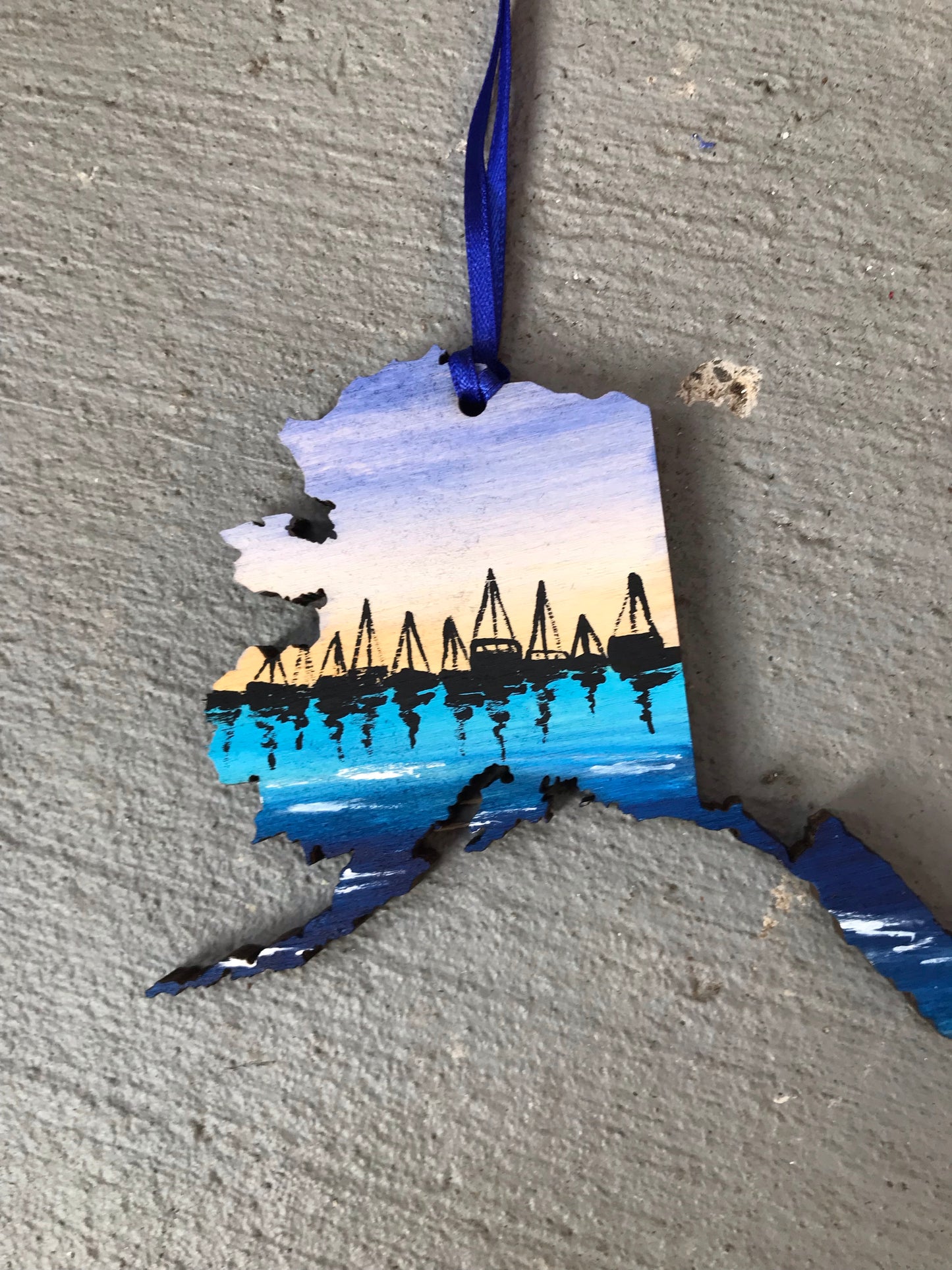 Alaska marina ornament