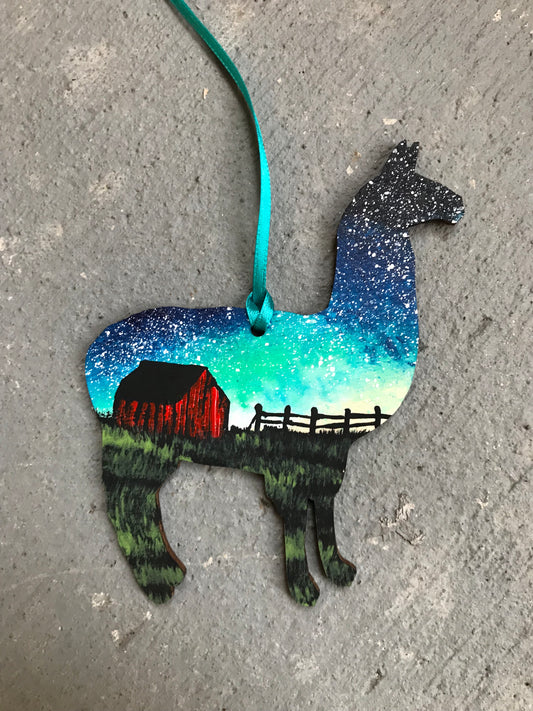 Llama ornament farm animal