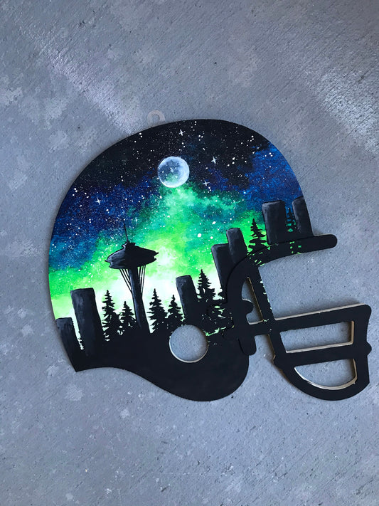football helmet painting