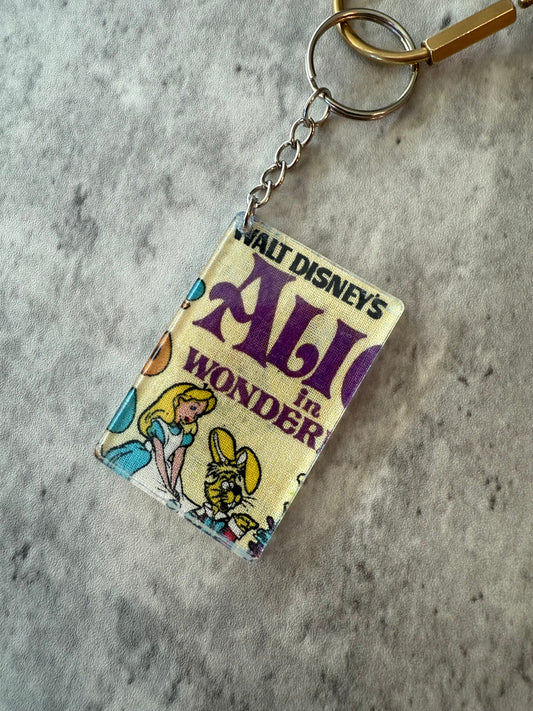 Alice Dalmatians acrylic keychain bag charm