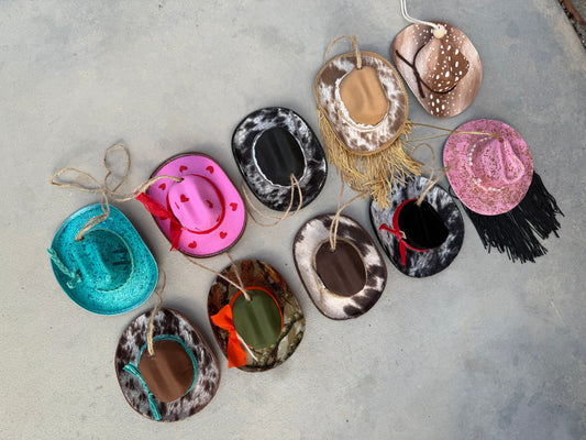 Custom Cowboy hat ornament