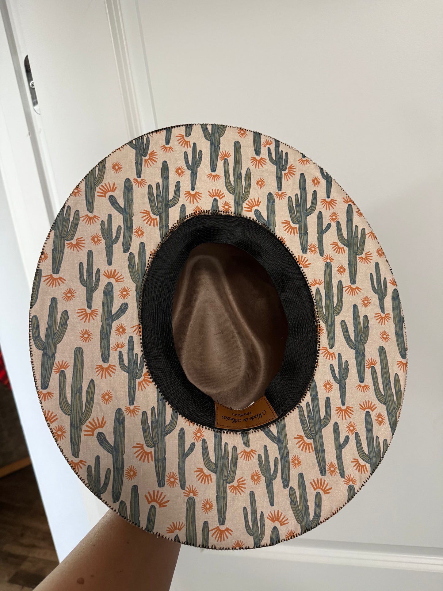 Desert roadrunner brown suede wide brim rancher hat