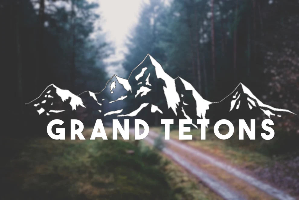 Grand Tetons vinyl transfer decal