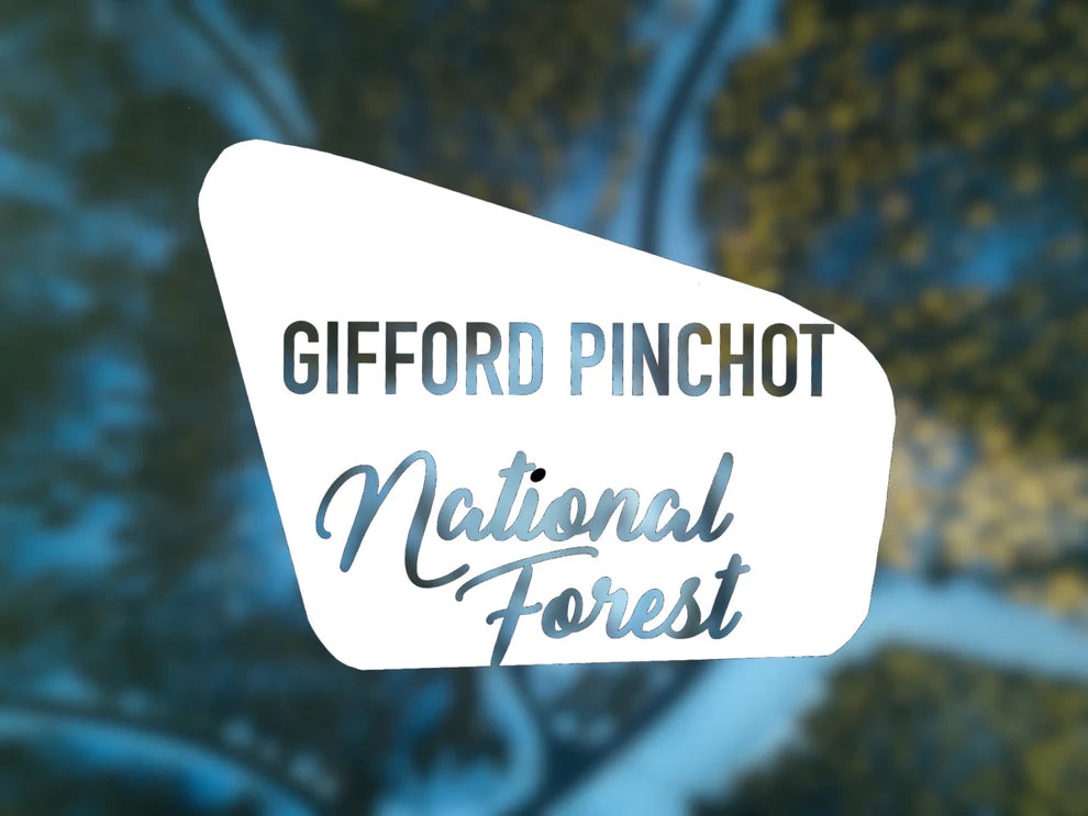 Gifford Pinchot national forest vinyl transfer decal
