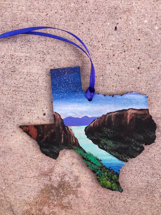 Texas big bend ornament