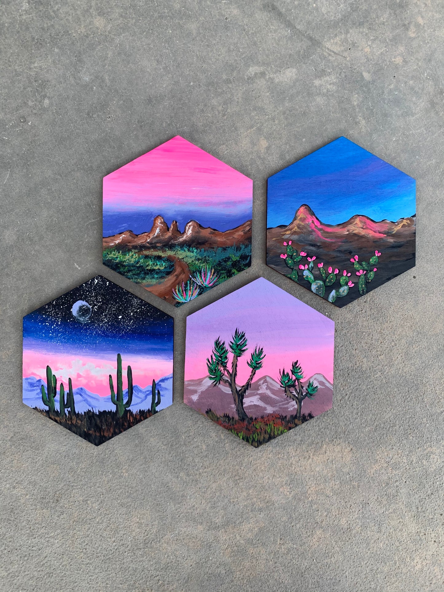 Desert Coaster set outdoor inspired