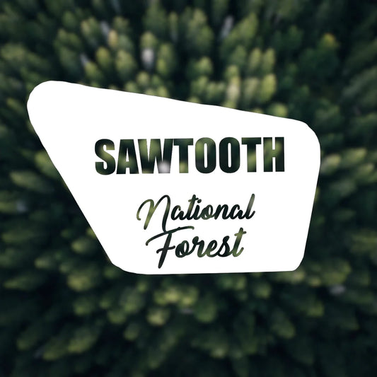 Sawtooth National forest vinyl transfer decal