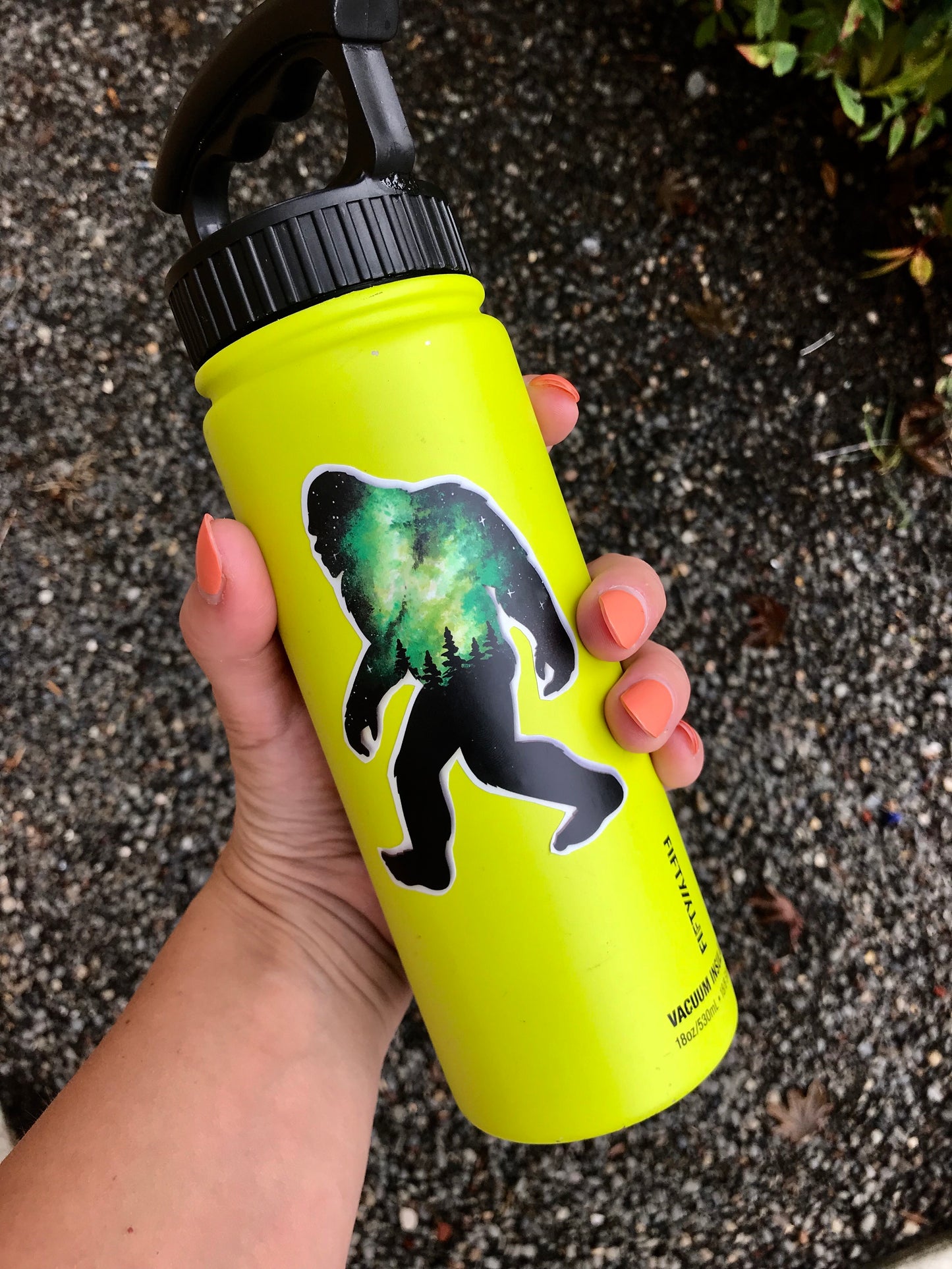 Bigfoot Sasquatch vinyl sticker big foot