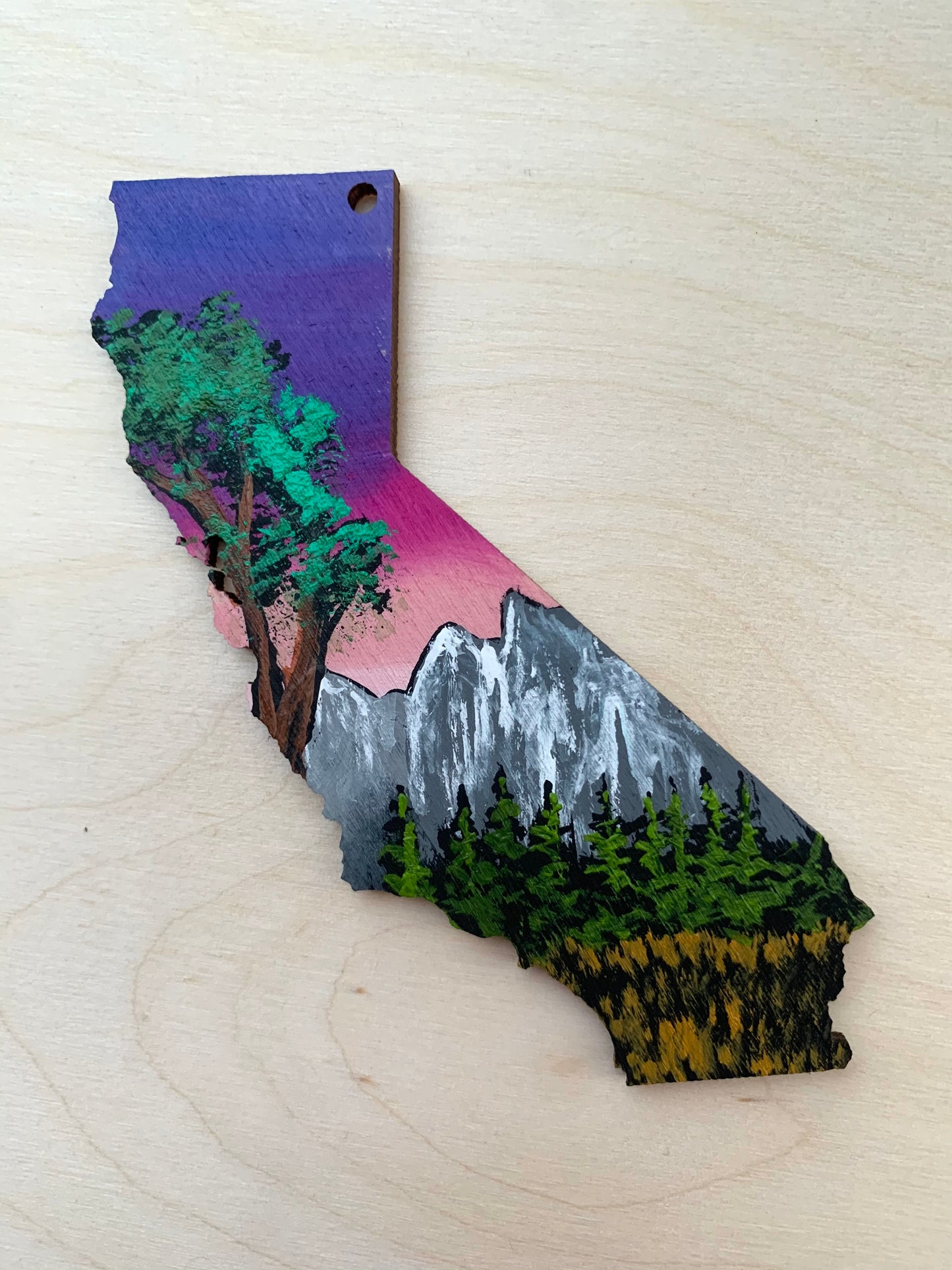 California Yosemite ornament